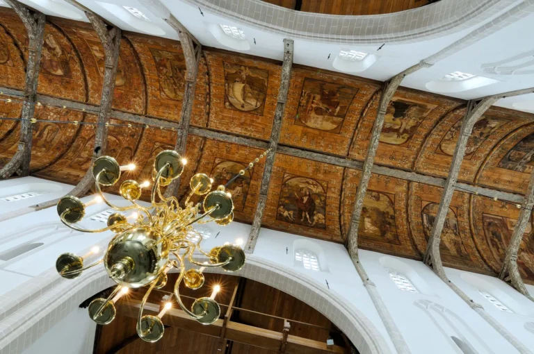 Plafond van de Grote Kerk in Naarden-Vesting.